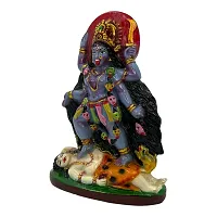 Decor Culture (Kali Maa) statue/Idol/Figurine/Murti Made of (Composite Marble  Oxiidised Colors) for Home/Temple/office/Car/Mandir - (11x8x4 Cms)-thumb2