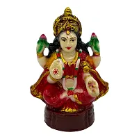 Decor Culture (Laxmi Ganesha Ji) statue/Idol/Figurine/Murti Made of (Composite Marble  Oxiidised Colors) for Home/Temple/office/Car/Mandir - (11x7x5 Cms)-thumb2