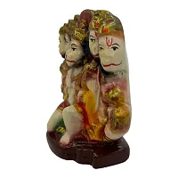 Decor Culture (Punchmukhi Hanuman Ji) statue/Idol/Figurine/Murti Made of (Composite Marble  Oxiidised Colors) for Home/Temple/office/Car/Mandir - (8x7x4 Cms)-thumb1