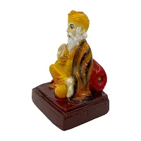 Decor Culture (Guru Nanak Ji) statue/Idol/Figurine/Murti Made of (Composite Marble  Oxiidised Colors) for Home/Temple/office/Car/Mandir - (8x5x4 Cms)-thumb1