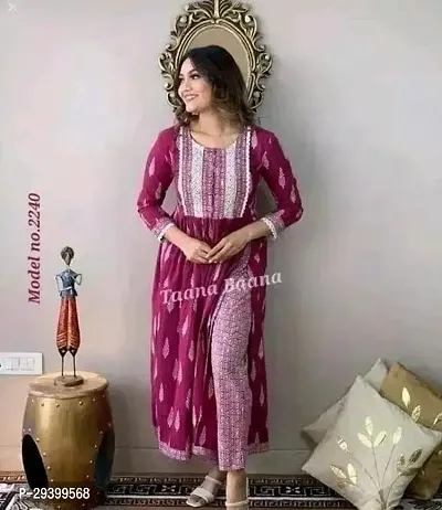 Graceful Rayon Kurta For Women-thumb0