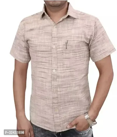 Stylish Cotton Solid Casual Shirt for Men-thumb0