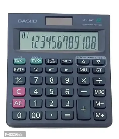 Casio MJ-120T-W Basic Calculator (12 Digit)-thumb0