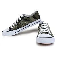 Men Camouflage Printed Lace Up Canvas Ultra Light Sneakers-thumb4