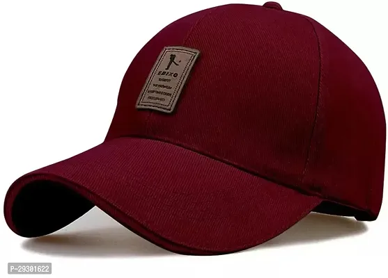 Stylish Cotton Maroon Cap For Boys And Girl-thumb0