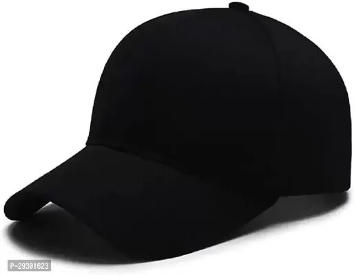 Stylish Cotton Black Cap For Boys And Girl-thumb0