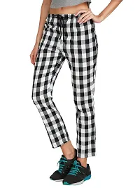 Alfa fashion Women's Cotton Track Pants,Joggers,Lounge Pants,Lounge Bottoms,Lower,Pajama with Zipped Pocket-thumb2