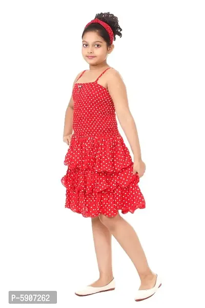 ANG FASHION Cotton Sleeveless Girls Party,Festive, Casual Wear for Girls-thumb3