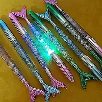GoMerryKids Exclusive Set of 4 Pens Beautiful Mermaid Light Water Pens Set for Girls Kids Return Gift-thumb1