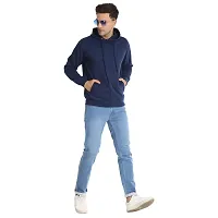 Adam White Plain Hoodies for Men-thumb2