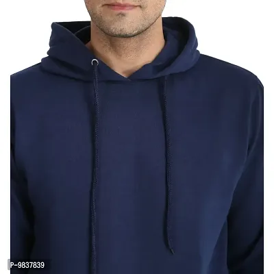 Adam White Plain Hoodies for Men-thumb4