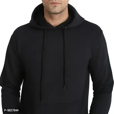 Adam White Plain Hoodies for Men-thumb4