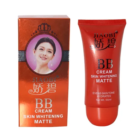 Jiaobi Matte BB CC cream for daily Makeup Travel friendly cream for dark and fair skin