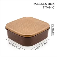 OMORTEX 7 IN 1 Elegant Masala Box and Spice Containers Set 1 Piece Spice Set (Plastic)-thumb3