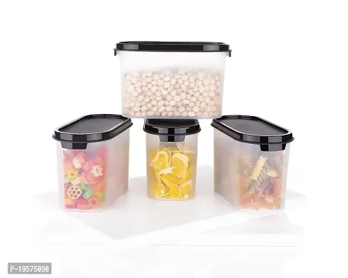 OMORTEX Oval Air Tight Container Set Of 4-thumb0