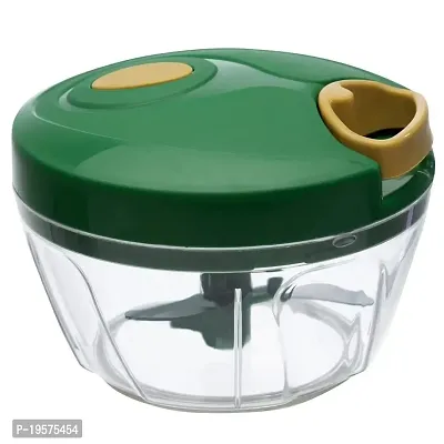 OMORTEX Dori Chopper Easy Compact 450ml Chopper for Vegetable  Fruit Chopping ( Pack of 1,Eco Green)-thumb0