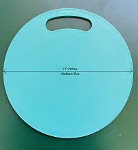 OMORTEX All New Design Of Round Chopping Board For Vegetable Fruit (Pack Of 1)-thumb2
