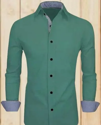 Best Selling Cotton Blend Long Sleeves Casual Shirt 