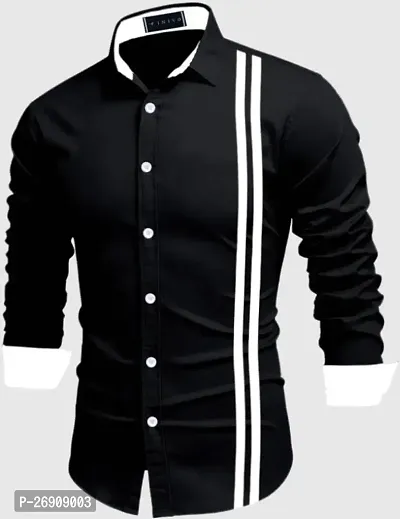 Stylish Cotton Blend Casual Shirts For Men