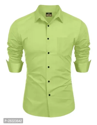 Men Regular Fit Solid Casual Shirt