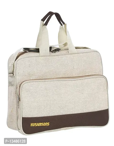 Jute Messenger Bag for Work
