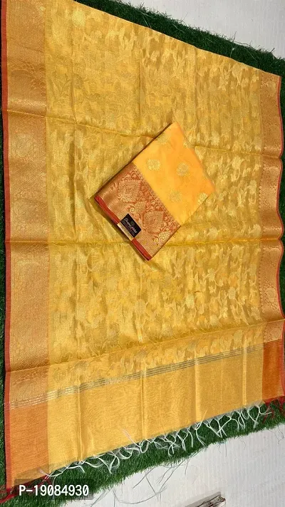 Trendy Banarasi Cotton Woven Dress Material with Dupatta For Women