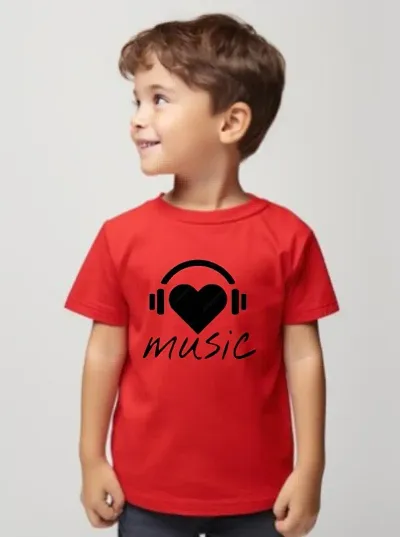 Round neck t-shirt for boys