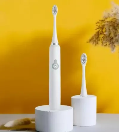 White Electric Toothbrush with 2 Minute Timer 40000 Vibrations