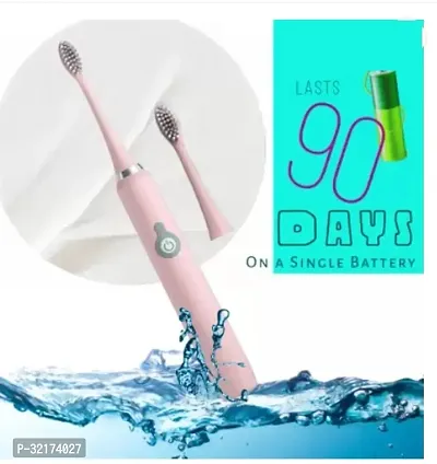 Pink Ultra Soft Electric ToothBrush for kids with 2 extra Bristles Electric Toothbrush-thumb0