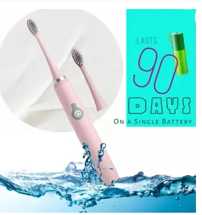 Pink Ultra Soft Electric ToothBrush for kids with 2 extra Bristles Electric Toothbrush