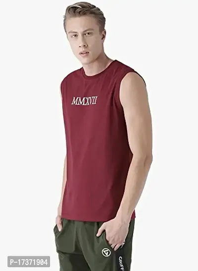 Griffel Men's Basic Solid Maroon Polo T-Shirt_XX-Large_18153-MAROON-2XL-thumb2