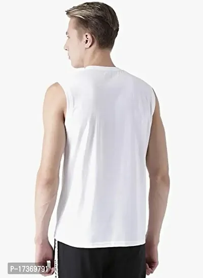 Griffel Men's Basic Solid White Polo T-Shirt_Large_18151-WHITE-L-thumb3