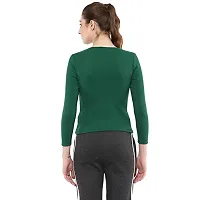 Griffel?Women?s Fitted Rib-Knit Top Green-thumb2