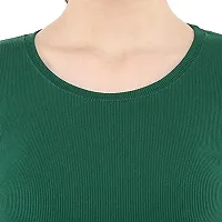 Griffel?Women?s Fitted Rib-Knit Top Green-thumb3
