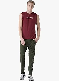 Griffel Men's Basic Solid Maroon Polo T-Shirt_XX-Large_18153-MAROON-2XL-thumb3