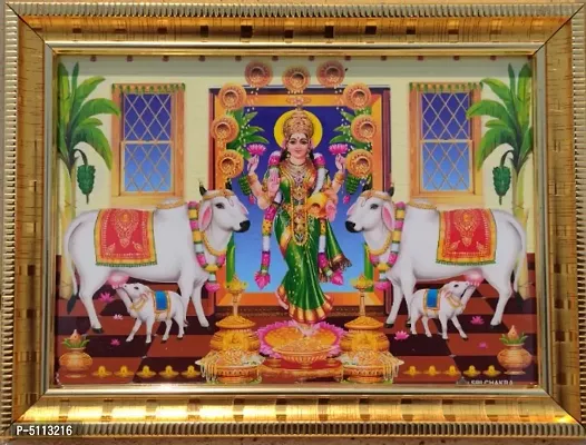 Gadapa Lakshmi Religious Gold Photo Frames