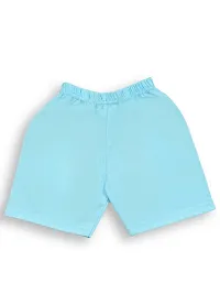 Trendy Blue Cotton Printed T-Shirts with Shorts for Boys-thumb2