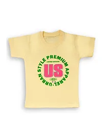 Trendy Yellow  Cotton Printed T-Shirts with Shorts for Boys-thumb2