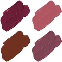 Non Transfer Waterproof Longlast Liquid Matte Mini Lipstick Pack Of 4-thumb1