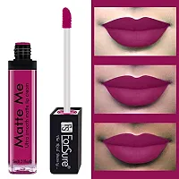 ForSure Matte Me Liquid Lipstick Non - Transferable Combo (Magenta , Rust Brown , Rich Pink, Pack Of 3)-thumb2