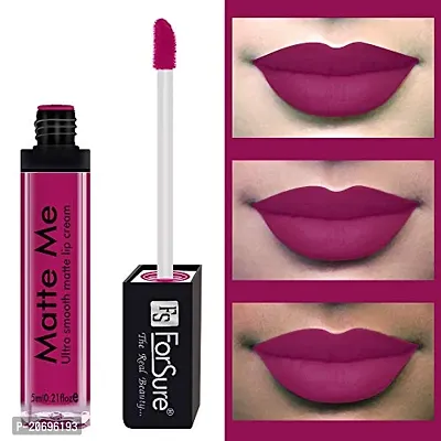 ForSure Matte Me Liquid Lipstick Non - Transferable Combo (Magenta , Rust Brown , Rich Pink, Pack Of 3)-thumb3