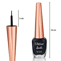 ForSure? Absolute Shine Liquid Glitter Eyeliner, Intense Color, Long Lasting Combo of 6 (7 ml each) (Intense Black, Glitter Grey, Glitter Green, Silver, Glitter Brown,Royal Blue)-thumb4