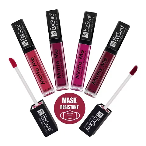 ForSure Matte Me Liquid Lipstick Non - Transferable Combo