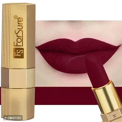 ForSure? Xpression Long Lasting Matte Finish Lipsicks set of 2 Different Colors Lipstick for Women Suitable All Indian Tones 3.5gm Each (Maroon Matte-Red Velvet)-thumb2