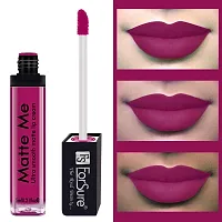 ForSure Matte Me Liquid Lipstick Non - Transferable (Pack of 4) (Royal Maroon , Magenta , Rust Brown , Ruby Red)-thumb2