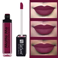 ForSure Matte Me Liquid Lipstick Non - Transferable Combo (Royal Maroon , Rich Pink , Nude, Pack Of 3)-thumb3