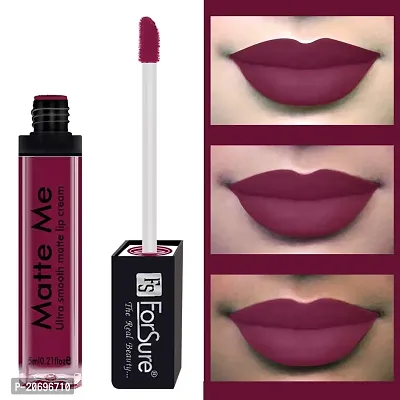 ForSure Matte Me Liquid Lipstick Non - Transferable Combo (Royal Maroon , Rich Pink , Nude, Pack Of 3)-thumb4