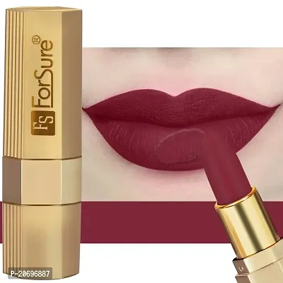ForSure? Xpression Long Lasting Matte Finish Lipsicks set of 2 Different Colors Lipstick for Women Suitable All Indian Tones 3.5gm Each (Cherry Red-Natural Pink)-thumb2