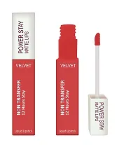 ForSure? Power Stay Matte Lipstick - Liquid (Upto 12 Hrs Stay) (ROSE RED -01)-thumb1