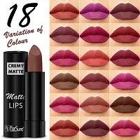 ForSure Cremy Matte Long Lasting Enriched With Vitamin E Lipstick- 3.5gm,Mauve Pink-thumb1